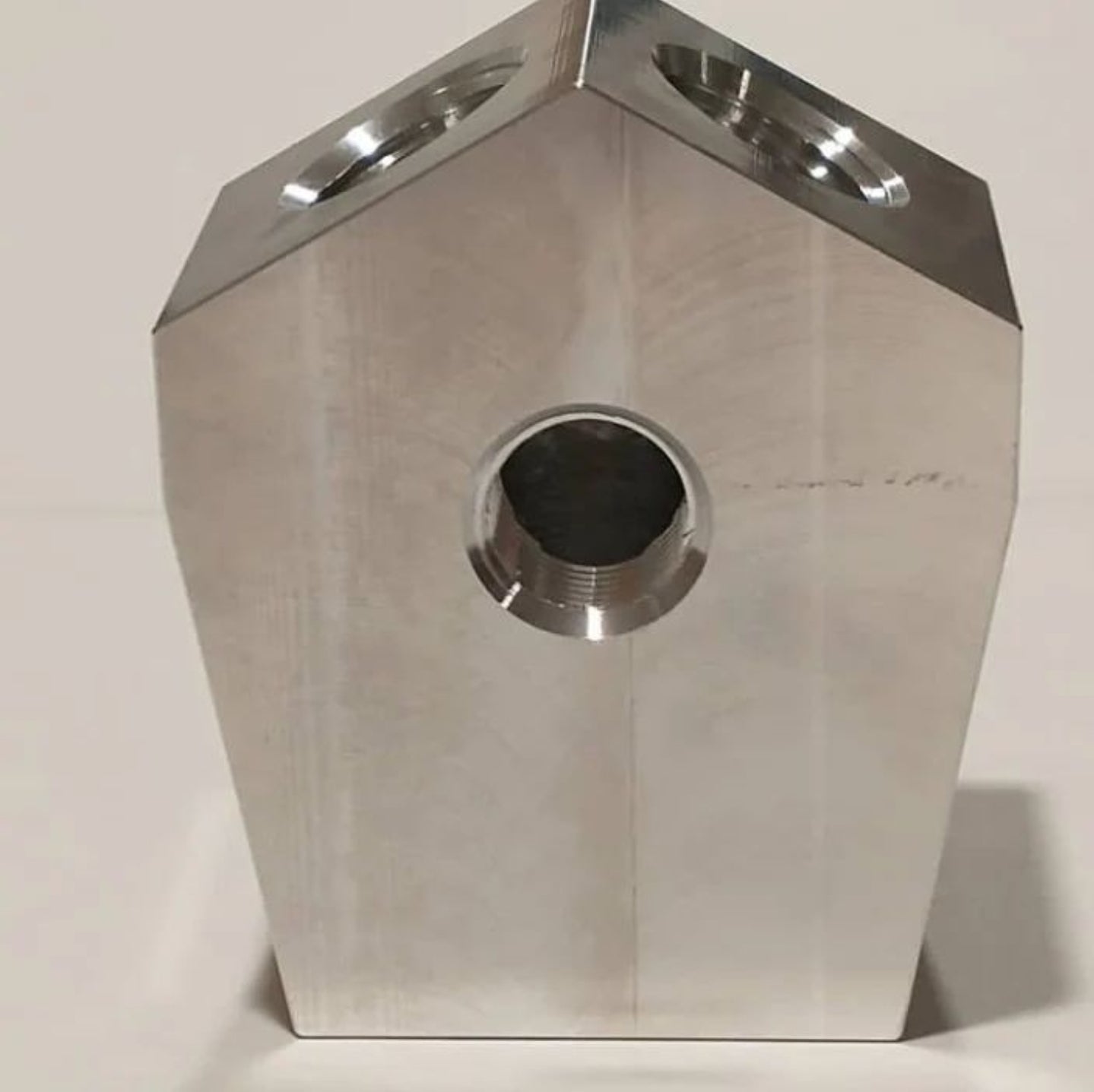 Y Block, Aluminum, 3/4" X 1/2" x 1/2", 3/8" Return
