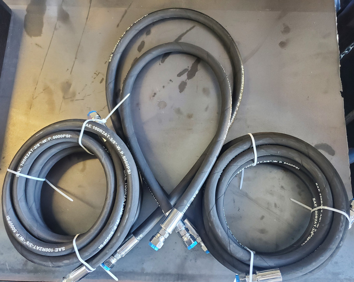 Hose Kit, Standard, Black Hoses, #6 (5000psi)